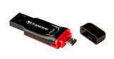 Флаш памет Transcend 16GB JetFlash 340 USB On-The-Go for ANDROID, Black