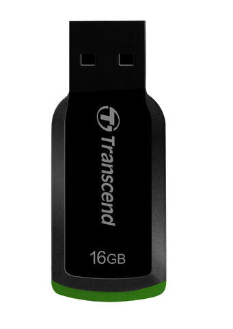 Флаш памет Transcend 16GB JetFlash 360 Hi-Speed USB 2.0, read-write: up to 16MBs, 6MBs, Green
