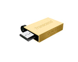 Флаш памет Transcend 16GB JetFlash 380 USB On-The-Go for ANDROID, Gold Plating
