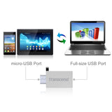 Флаш памет Transcend 16GB JetFlash 380 USB On-The-Go for ANDROID, Gold Plating