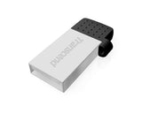 Флаш памет Transcend 16GB JetFlash 380 USB On-The-Go for ANDROID, Silver Plating