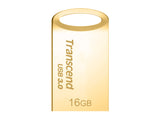 Флаш памет Transcend 16GB JetFlash 710 USB 3.1/3.0, read-write: up to 90MBs, 12MBs, Gold Plating