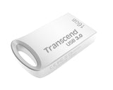 Флаш памет Transcend 16GB JetFlash 710 USB 3.1/3.0, read-write: up to 90MBs, 12MBs, Silver Plating