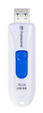 Флаш памет Transcend 16GB JetFlash 790 USB 3.0, read-write: up to 90MBs, 12MBs, White