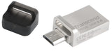 Флаш памет Transcend 16GB JetFlash 880 On-The-Go for ANDROID, USB 3.0, Silver Plating