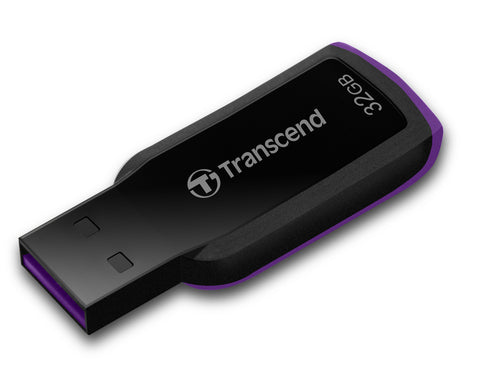 Флаш памет Transcend 32GB JetFlash 360 Hi-Speed USB 2.0, read-write: up to 16MBs, 6MBs, Purple