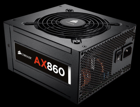 Захранване Corsair Professional Series AX, 80+ Platinum, AX860 ATX, EPS12V, Fully Modular PSU, EU Version (7 years warranty)