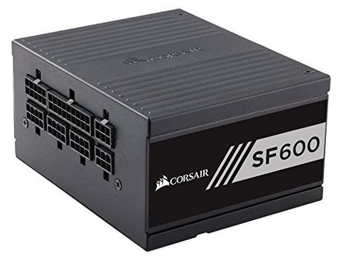 Захранване Corsair High Performance SFX SF600, Modular Power Supply, Fully Modular 80 Plus Gold, EU Version