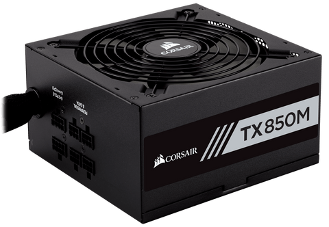 Захранване Corsair Enthusiast Series TX850 Power Supply, Modular 80 Plus Gold 850 Watt, EU Version (7 years warranty)