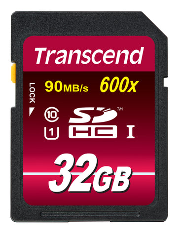 Памет Transcend 32GB SD Card SDHC Class10 UHS-I Card,600X(Ultimate)