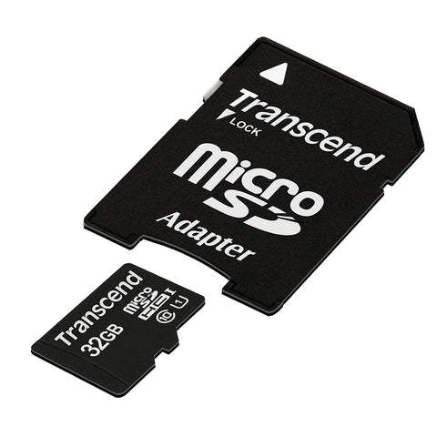 Памет Transcend 32GB MicroSDHC Class10 U1 with adapter, read-write: up to 60MBs, 45MBs