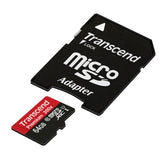 Памет Transcend 64GB MicroSDXC Class10 U1 with adapter, read-write: up to 60MBs, 45MB/s 400x