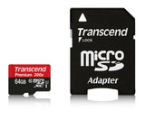 Памет Transcend 64GB MicroSDXC Class10 U1 with adapter, read-write: up to 60MBs, 45MB/s 400x