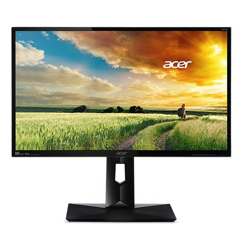 Monitor Acer CB271HUbmidprx 69cm (27") Wide 16:9 WQHD 2560x1440 @60hz  IPS 4ms (G to G)100M:1 ACM 350nits LED 1xDVI; DisplayPort(v1.2) Speaker 2Wx 2; Height adjustment Pivot (ErgoStand design) EURO/UK EMEA TCO7.0 Black Acer EcoDisplay, 3 years