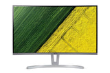 Monitor Acer ED273Awidpx 69cm (27") Curved 1800R ZeroFrame 144Hz FreeSync 4ms 100M:1 ACM 250nits VA LED DVI HDMI DP Audio out EURO/UK EMEA White Acer EcoDisplay, 2 years