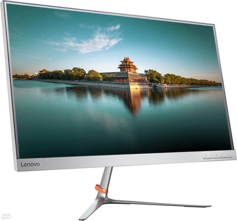 Lenovo  L27q-10  27' 2560 x 1440 2K QHD IPS Monitor 16:9, 350 cd/m2, 4ms, NearEdgless infinite display, HDMI, Display Port, Silver