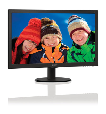 Philips 21.5" Slim LED 1920x1080 FullHD 16:9 5ms 200cd/m2 10 000 000:1, VESA, TCO, Piano black