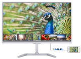 Philips 23.6" PLS W-LED monitor 1920x1080 FullHD 16:9 5ms 250cd/m2 20 000 000:1 VGA, DVI, HDMI, White