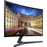 Monitor Samsung C27F396F Curved 27" LED, Full HD (1920x1080), Brightness: 250cd/m2, Contrast: 3000:1, Response time: 4ms, Viewing Angle: 178°/178° , D-SUB, HDMI,  Black