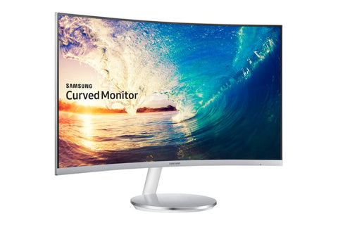 Monitor Samsung C27F591F Curved 27" LED, Full HD (1920x1080), Brightness: 250cd/m2, Contrast: 3000:1, Response time: 4ms, Viewing Angle: 178°/178° , D-SUB, HDMI, DP, Speakers, Silver
