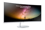 Monitor Samsung C34F791W Curved 34" LED, WQHD (3440x1440) 100Hz, Brightness: 300cd/m2, Contrast: 3000:1, Response time: 4ms, Viewing Angle: 178°/178° , 2xHDMI, DP, USB, Stereo Speakers, Glossy White