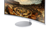 Monitor Samsung C34F791W Curved 34" LED, WQHD (3440x1440) 100Hz, Brightness: 300cd/m2, Contrast: 3000:1, Response time: 4ms, Viewing Angle: 178°/178° , 2xHDMI, DP, USB, Stereo Speakers, Glossy White