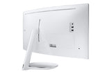 Monitor Samsung C34F791W Curved 34" LED, WQHD (3440x1440) 100Hz, Brightness: 300cd/m2, Contrast: 3000:1, Response time: 4ms, Viewing Angle: 178°/178° , 2xHDMI, DP, USB, Stereo Speakers, Glossy White