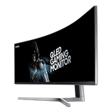 Monitor Samsung C49HG90D Curved 48.9" LED, Ultra HD (3840x1080) 144Hz, Brightness: 350cd/m2, Contrast: 3000:1, Response time: 1ms, Viewing Angle: 178°/178° , 2xHDMI, DP, Headphone jack, Black (Matt)