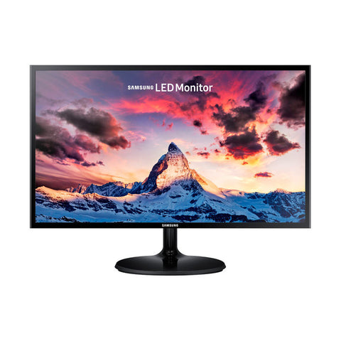 Monitor Samsung S24F350F 23.5" LED, Full HD (1920x1080) PLS, Brightness: 250cd/m2, Contrast: 1000:1, Response time: 4ms, Viewing Angle: 178°/178° , D-SUB, HDMI, Glossy Black (+ HDMI Cable)