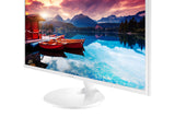 Monitor Samsung S32F351F 31.5" LED, Full HD (1920x1080), Brightness: 250cd/m2, Contrast: 5000:1, Response time: 5ms, Viewing Angle: 178°/178° , 2хHDMI, Glossy White