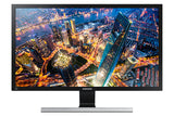 Monitor Samsung U28E570D 28" LED, Ultra HD (3840x2160), Brightness: 370cd/m2, Contrast: 3000:1, Response time: 1ms, Viewing Angle: 170°/160° , 2xHDMI, DP, Black (+ DP Cable)