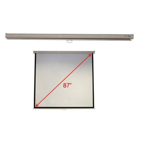Acer M87-S01MW Projection Screen 87" (4:3), 70''x70'' (Area 1740mm X 1740mm)180x180cm Wall & Ceiling Matt White Manual