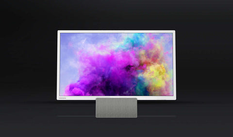 Philips 24" FHD TV, DVB T/C/T2/T2-HD/S/S2,  Incredible Surround, Clear Sound, 16W, Sturdy 3-in-1 solution: TV, monitor, or speakers, Бял