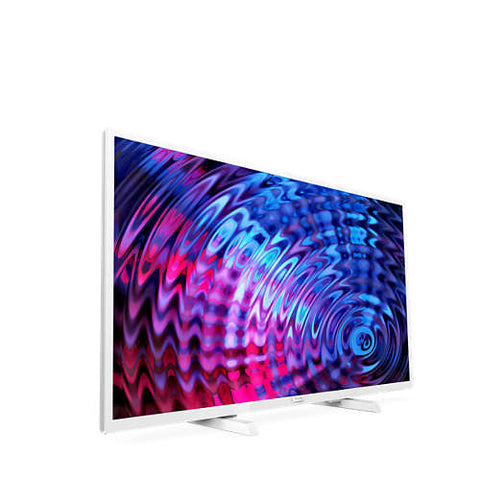 Philips 32" FHD TV, DVB T/C/T2/T2-HD/S/S2,  Incredible Surround, Clear Sound, 16W,  Бял