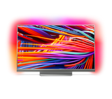 Philips 49" UHD TV, DVB-T2/C/S2, Android TV, Ambilight 3, Nano IPS pannel, Quad core,2900  PPI, 16 GB Internal memory, expandable, RC Keyboard+ Voice, Micro Dimming Pro,2x HDMI 2.0 + 2x HDMI 1.4, 1x USB3.0 + 2x USB2.0, DTS Premium Sound, 45W, Metal baze