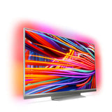 Philips 49" UHD TV, DVB-T2/C/S2, Android TV, Ambilight 3, Nano IPS pannel, Quad core,2900  PPI, 16 GB Internal memory, expandable, RC Keyboard+ Voice, Micro Dimming Pro,2x HDMI 2.0 + 2x HDMI 1.4, 1x USB3.0 + 2x USB2.0, DTS Premium Sound, 45W, Metal baze