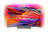 Philips 65" UHD, DVB-T2/C/S2, Android TV, Ambilight 3, Nano IPS pannel, Quad core,2900  PPI, 16 GB Internal memory, expandable, RC Keyboard+ Voice, Micro Dimming Pro,2x HDMI 2.0 + 2x HDMI 1.4, 1x USB3.0 + 2x USB2.0, DTS Premium Sound, 45W, Metal bazel,
