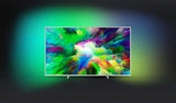 Philips 75" UHD, DVB-T2/C/S2, Android TV, Ambilight 3, HDR+, P5, Quad core,1700 PPI, 16 GB Internal memory, expandable, RC Keyboard+ Voice, Micro Dimming Pro,2x HDMI 2.0 + 2x HDMI 1.4, 1x USB3.0 + 2x USB2.0, DTS Premium Sound, 25W, Metal bazel, Silver c