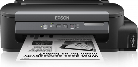 Inkjet Printer WorkForce M105,  2 Ink Cartridges, KK, 1,440 x 720 dpi, 34 Pages/min Monochrome (plain paper), 100 Sheets Standard, 100 Sheets max., Wireless LAN IEEE 802.11b/g/n, Hi-Speed USB, EpsonNet Config, EpsonNet Print, 1 x 140ml individual starte