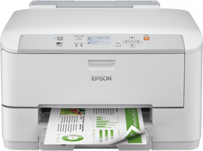 InkJet Printer EPSON WorkForce Pro WF-5110DW, Inkjet Printers, Business Inkjet/Plain, C4 (Envelope), 4 Ink Cartridges, YCMK, Print, Yes, 4,800 x 1,200 dpi, 34 Pages/min Monochrome (plain paper), 30 Pages/min Color (plain paper), 250 Sheets Standard, 580