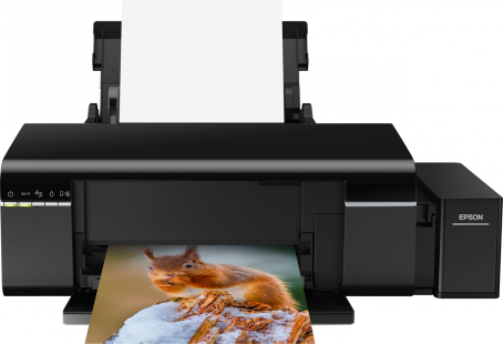 InkJet Printer EPSON L805,Consumer/Plain, Letter, 6 Ink Cartridges, MlCKlMYC, Manual, 5,760 x 1,440 dpi, 37 Pages/min Monochrome (plain paper), 38 Pages/min Color (plain paper), 12 Seconds per 10 x 15 cm photo, 120 Sheets Standard, 120 Sheets maximum, 2