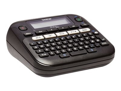 P-Touch Labelling System BROTHER PTD210, Desktop, QWERTY keyboard, TZ tapes 3.5 to 12 mm, 0mm/s print speed, Battery & adapter optional, Graphic Display, Template library, Flat keyboards, 1TZE231 (4m)