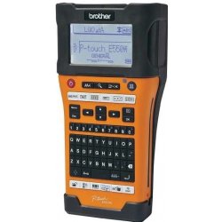 P-Touch Labeling System BROTHER PTE550W, Handheld, QWERTY, TZe tapes 3,5 to 24 mm, Auto Full&Half, Large Backlit graphic LCD, PC Style keyboard, 1TZE651, Lion battery, AC Adapter, USB cable, Carry Case, Wrist Strap