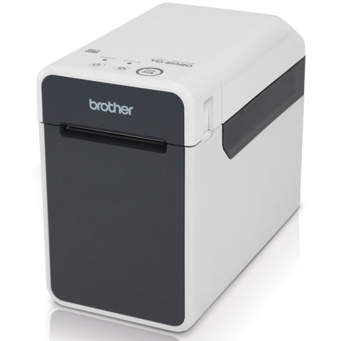 Label Printer BROTHER  TD2020, RD continuous and RD paper labels, 203dpi, 152,4 mm/s print speed, P-touch Editor 5, USB 2.0 & RS-232C,RD-S05E1 label roll 51x26mm white; RD-S07E5 continuos roll 58x26mm