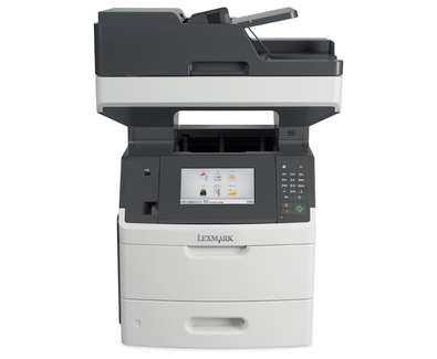 Mono Laser Multifunctional Lexmark MX717de 4in1; Duplex; A4; 1200 x 1200 dpi; 2400 IQ; 60 ppm; 512 MB;DADF; 60 cpm;capacity: 650 sheets; USB 2.0; Gigabit LAN; Monthly Duty Cycle 300 000 pages / month