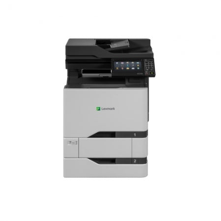 Color Laser Multifunctional Lexmark  CX725dthe - 4in1; Duplex; A4; 1200 x 1200 dpi; 4800 CQ; 47 ppm; 2048 MB; HDD, RADF; capacity: 1200 sheets; USB 2.0; Gigabit Ethernet (10/100/1000);  7'' colour touch screen