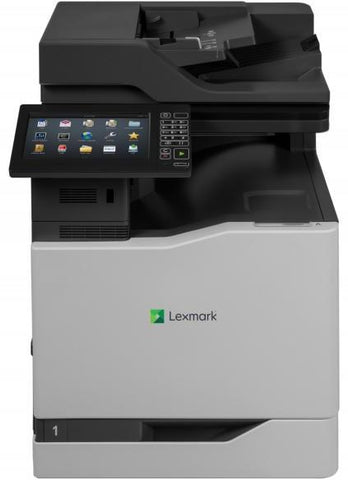 Color Laser Multifunctional Lexmark  CX825de 4in1; Duplex; A4; 1200 x 1200 dpi; 4800 CQ; 52 ppm; 2048 MB; HDD, DADF; capacity: 650 sheets; USB 2.0; Gigabit Ethernet (10/100/1000);  7'' colour touch screen, 250 000pages