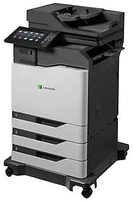 Color Laser Multifunctional Lexmark  CX825dte 4in1; Duplex; A4; 1200 x 1200 dpi; 4800 CQ; 52 ppm; 2048 MB; HDD, DADF; capacity: 1750 sheets; USB 2.0; Gigabit Ethernet (10/100/1000);  7'' colour touch screen, 250 000pages