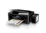 Multifunctional Inkjet Device EPSON L386, Ink tank system, Letter, 4 Ink Cartridges, KCYM, Print, Scan, Copy, Manual, 5,760 x 1,440 dpi, 33 Pages/min Monochrome (plain paper), 15 Pages/min Colour