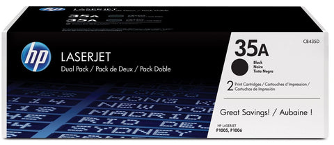 Консуматив HP 35AD Original LaserJet cartridge; black; 1500 Page Yield ; 2 - pack; LJ P1005/P1006